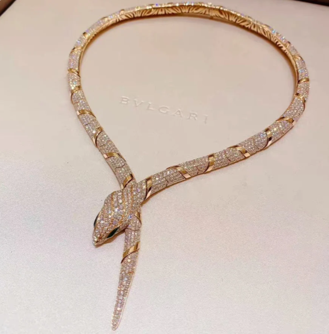 [⭐Miroze]HAUTE COUTURE GOLD SERPENTI NECKLACE