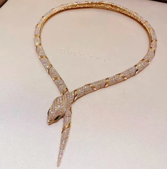 [⭐Miroze]HAUTE COUTURE GOLD SERPENTI NECKLACE