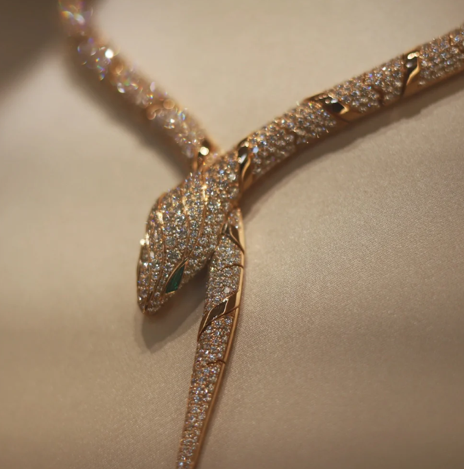 [⭐Miroze]HAUTE COUTURE GOLD SERPENTI NECKLACE