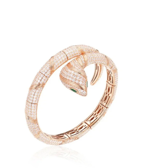 [⭐Miroze]HAUTE COUTURE GOLD SERPENTI BRACELET