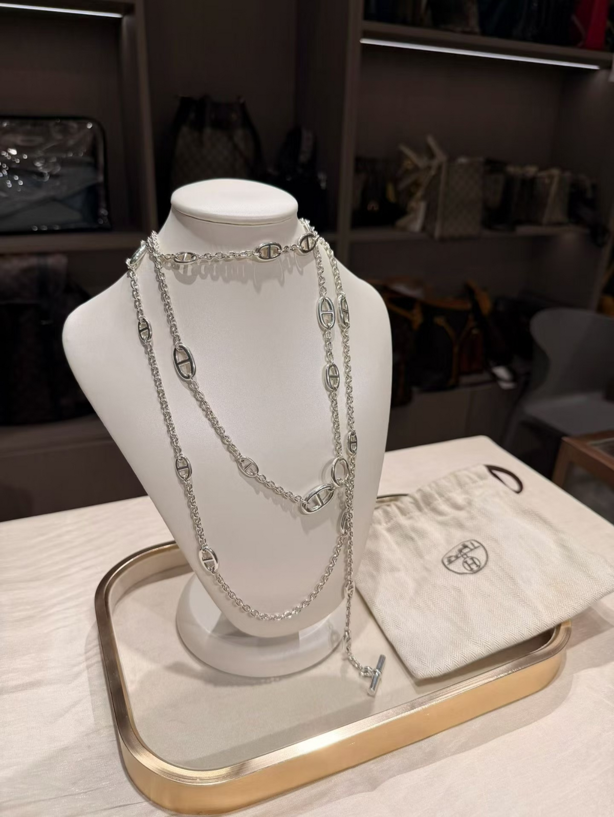 [⭐Miroze]Classic Silver Sweater Chain