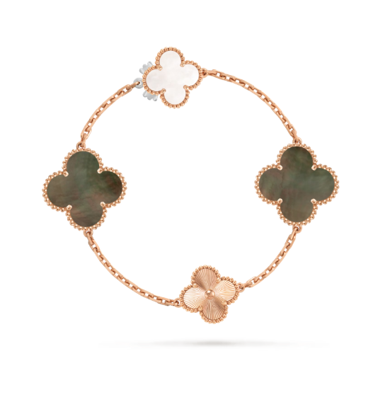 [⭐Miroze]DETACHABLE CLOVER 15(11+4) FLOWER SILVER NECKLACE SET