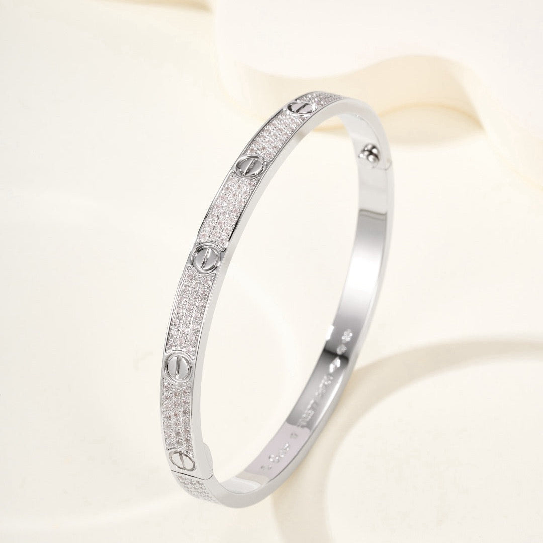 ⭐Miroze LOVE BRACELET 4.8MM DIAMOND-PAVED