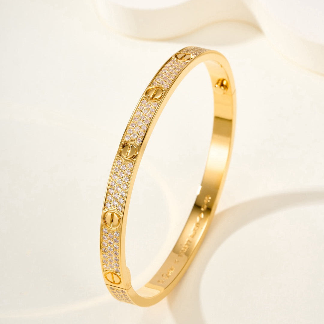 ⭐Miroze LOVE BRACELET 4.8MM DIAMOND-PAVED