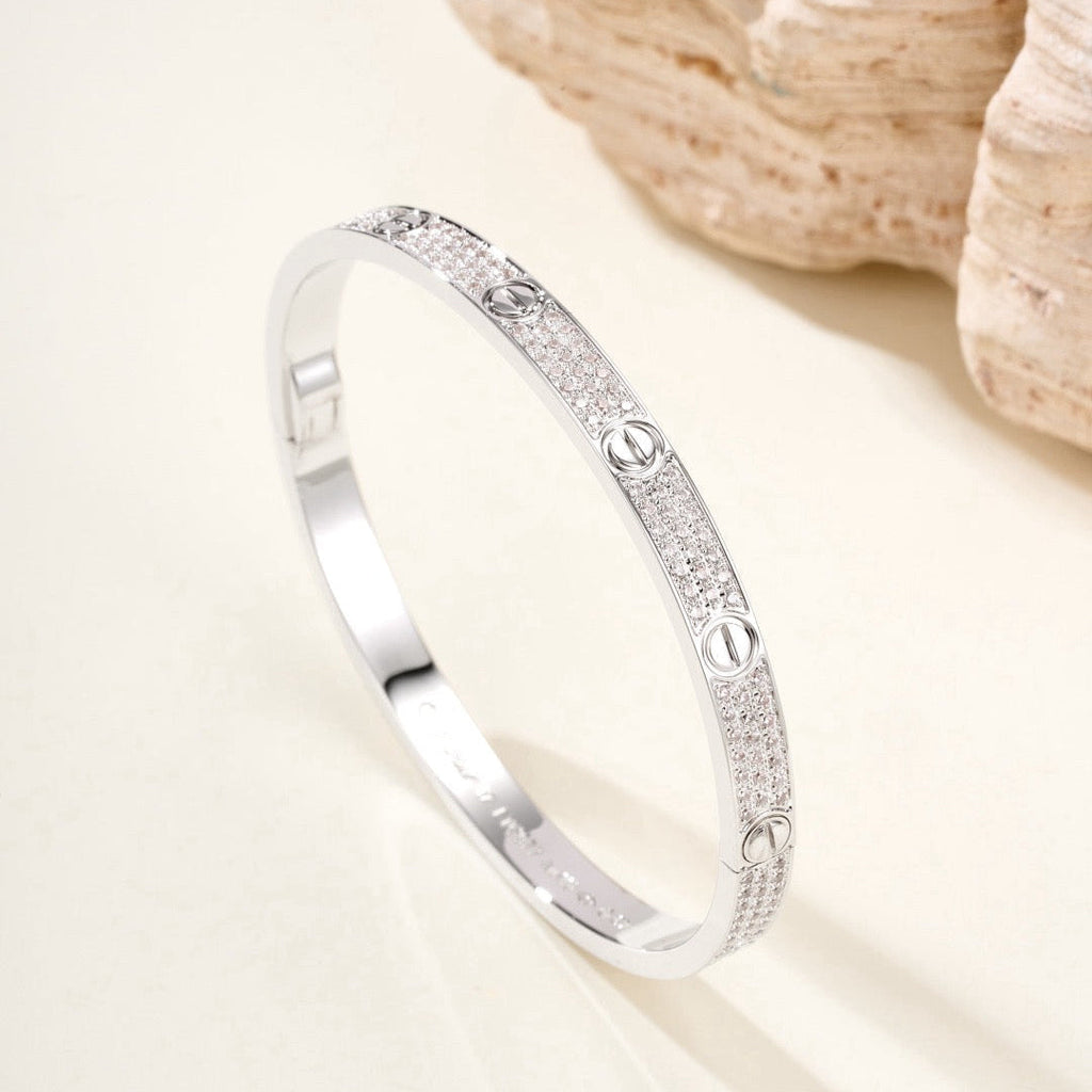 ⭐Miroze LOVE BRACELET 4.8MM DIAMOND-PAVED