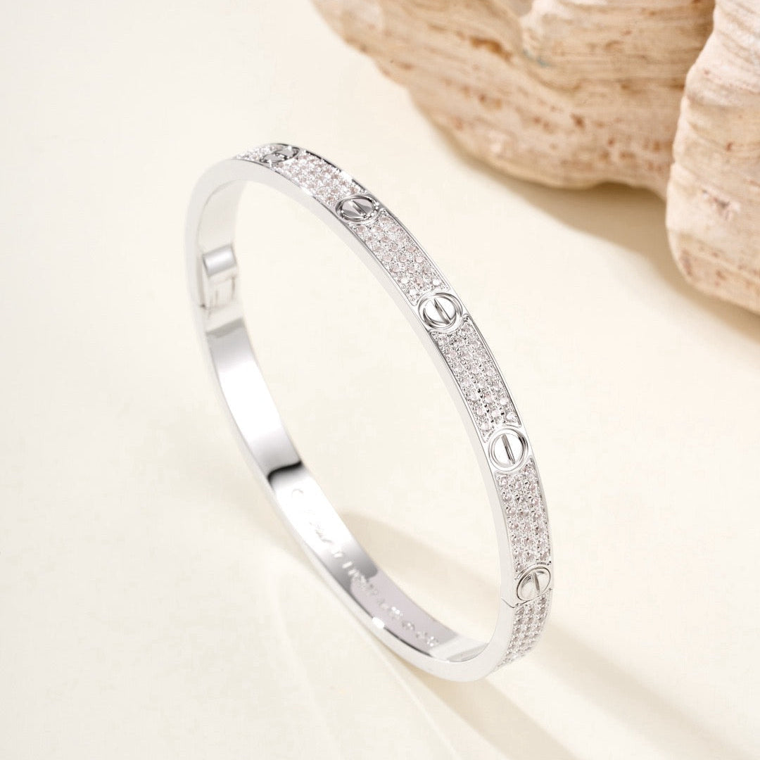 ⭐Miroze LOVE BRACELET 4.8MM DIAMOND-PAVED