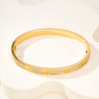 ⭐Miroze LOVE BRACELET 4.8MM DIAMOND-PAVED