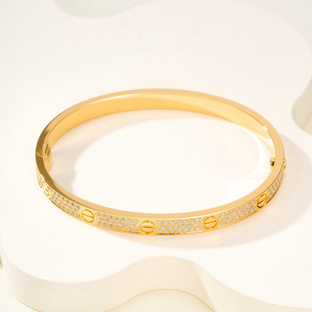 ⭐Miroze LOVE BRACELET 4.8MM DIAMOND-PAVED