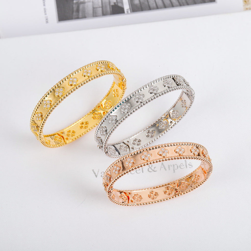 ⭐Miroze CLOVER BRACELET 8MM DIAMONDS