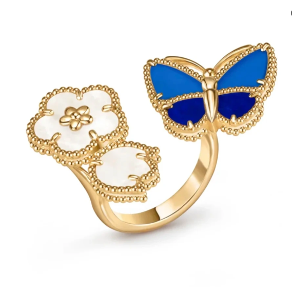 [⭐Miroze]2026 NEW TWIN BUTTERFLY LUCKY RING