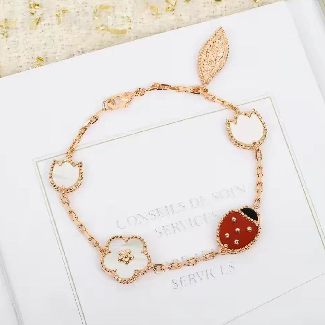 [⭐Miroze] LUCKY SPRING 5 MOTIF BRACELET