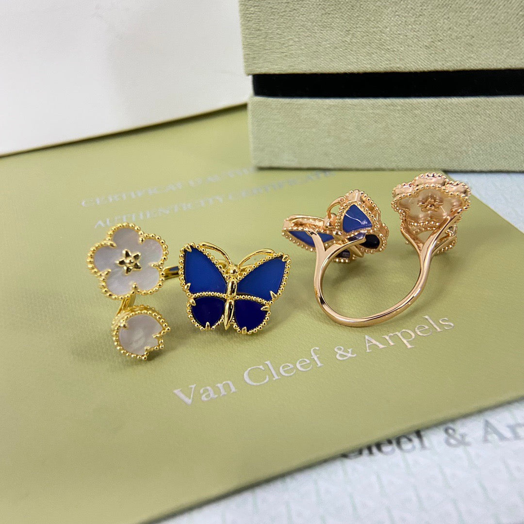[⭐Miroze ] 2026 NEW MODEL SPRING LUCKY 3 MOTIF GOLD RING
