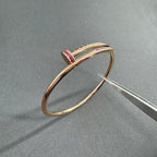 [⭐Miroze ] JUSTE BRACELET 2.5MM DIAMONDS NEW