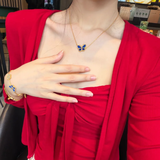 [⭐Miroze ] 2026 BUTTERFLY BLUE   NECKLACE