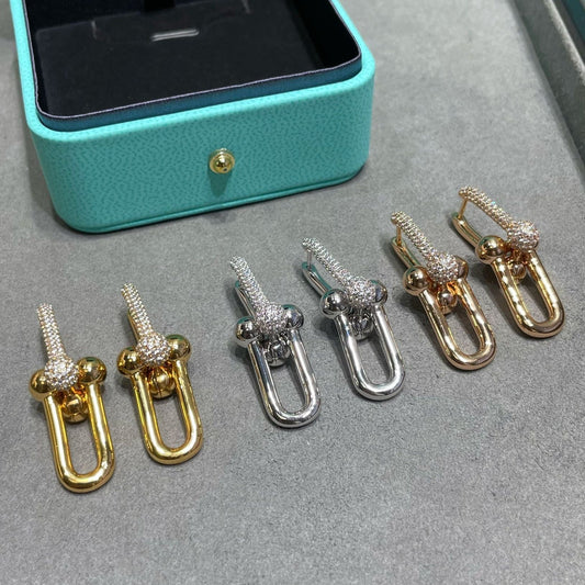 [[⭐Miroze] ] TF U-shaped diamond earrings