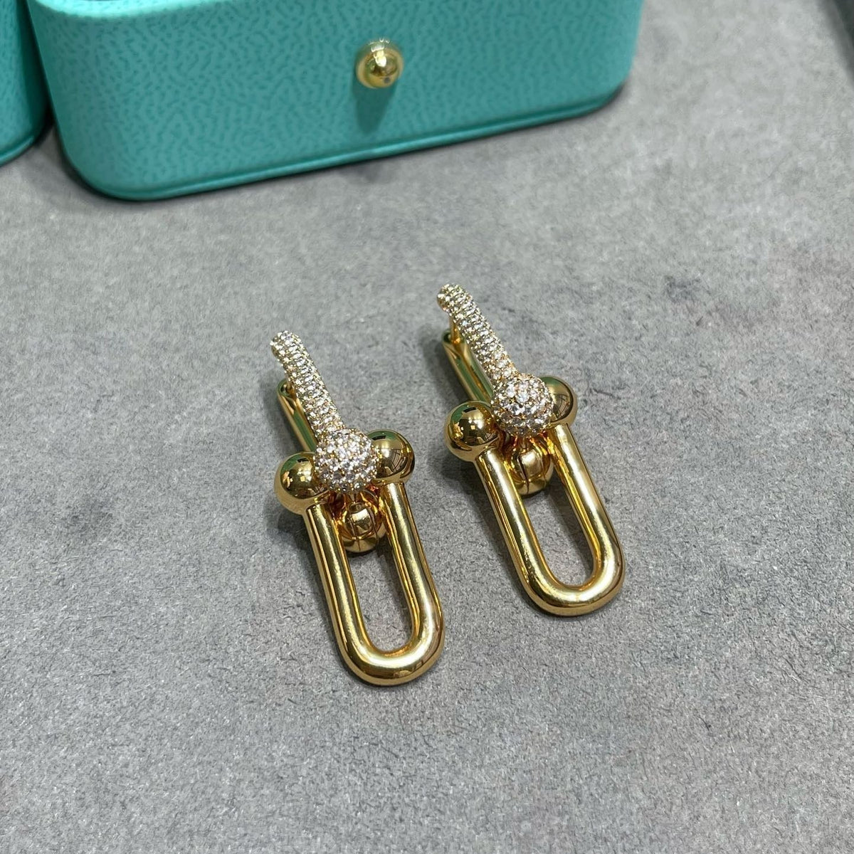 [[⭐Miroze] ] TF U-shaped diamond earrings