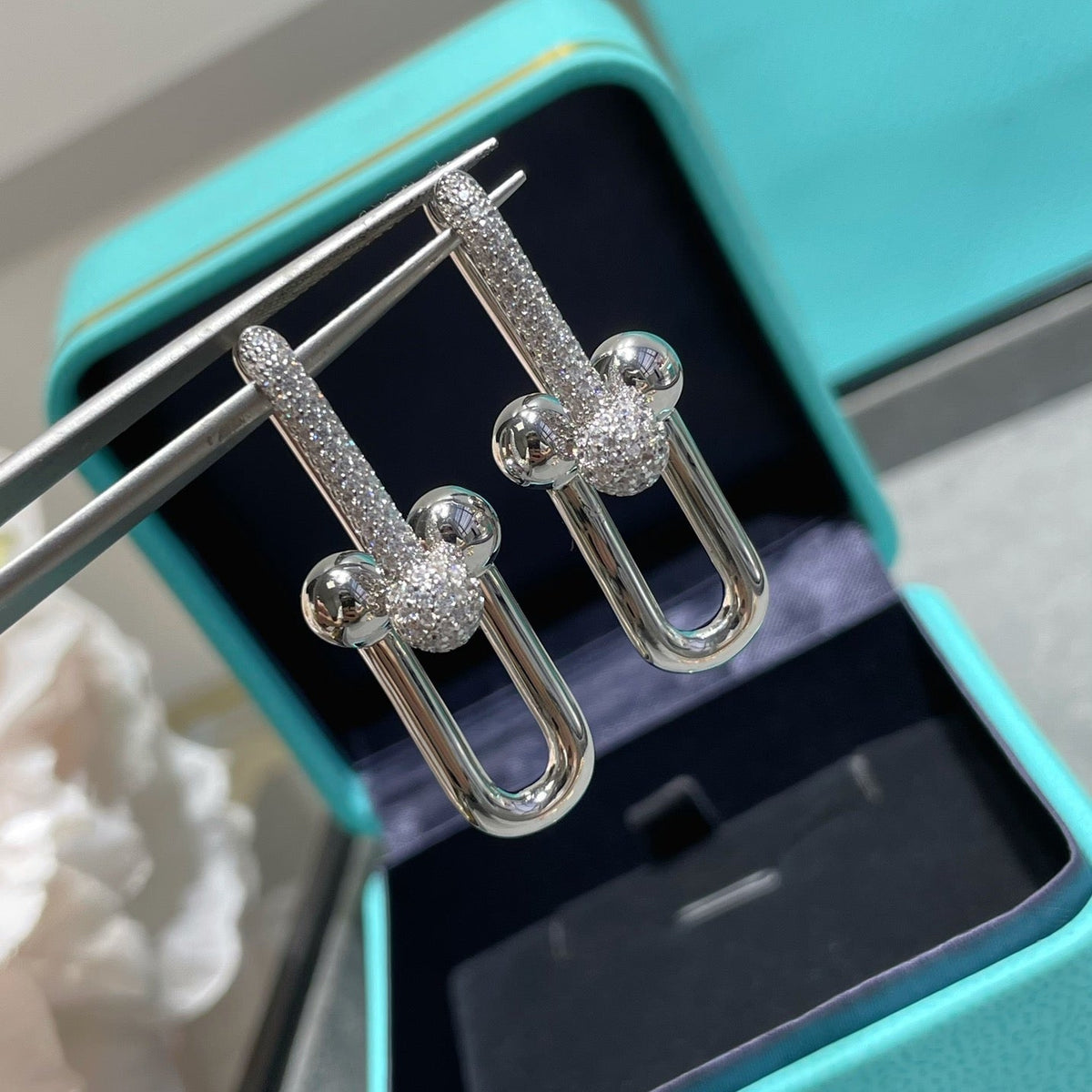[[⭐Miroze] ] TF U-shaped diamond earrings