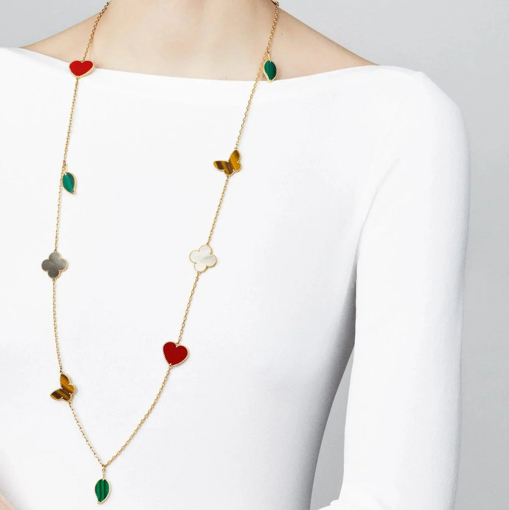 [⭐Miroze ] Lucky Alhambra Long Necklace-12 Designs
