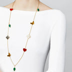 [⭐Miroze ] Lucky Alhambra Long Necklace-12 Designs