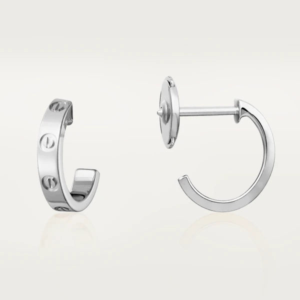 [⭐Miroze] LOVE EARRINGS 2.65MM SILVER