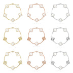 [⭐Miroze ]New CLOVER WHITE PEARL MOP 5 MOTIF BRACELET COLLECTION