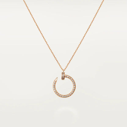 [⭐Miroze]JUSTE NECKLACE PINK GOLD DIAMONDS