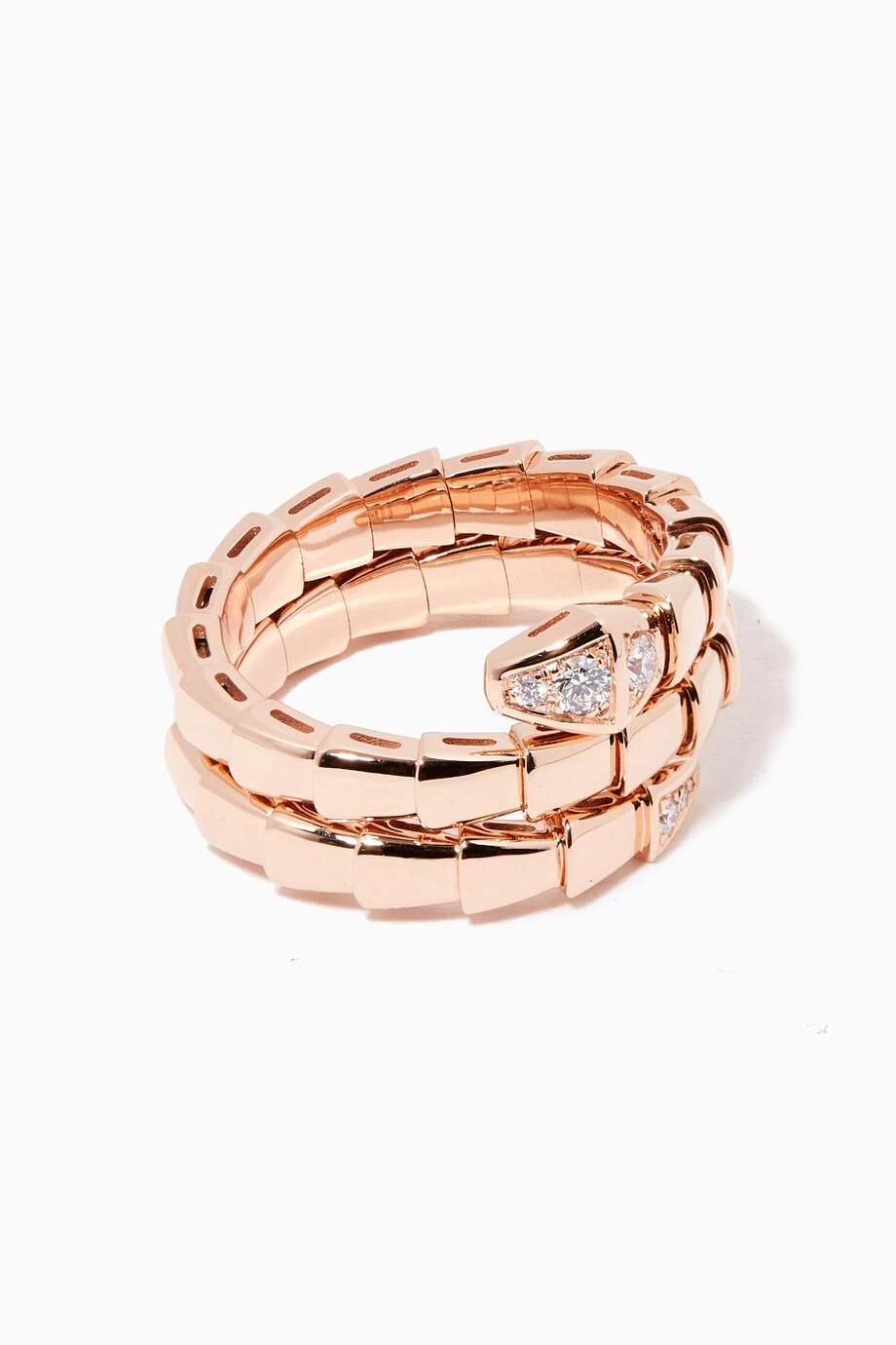 [⭐Veya]SERPENTS DOUBLE ROW DIAMOND RING