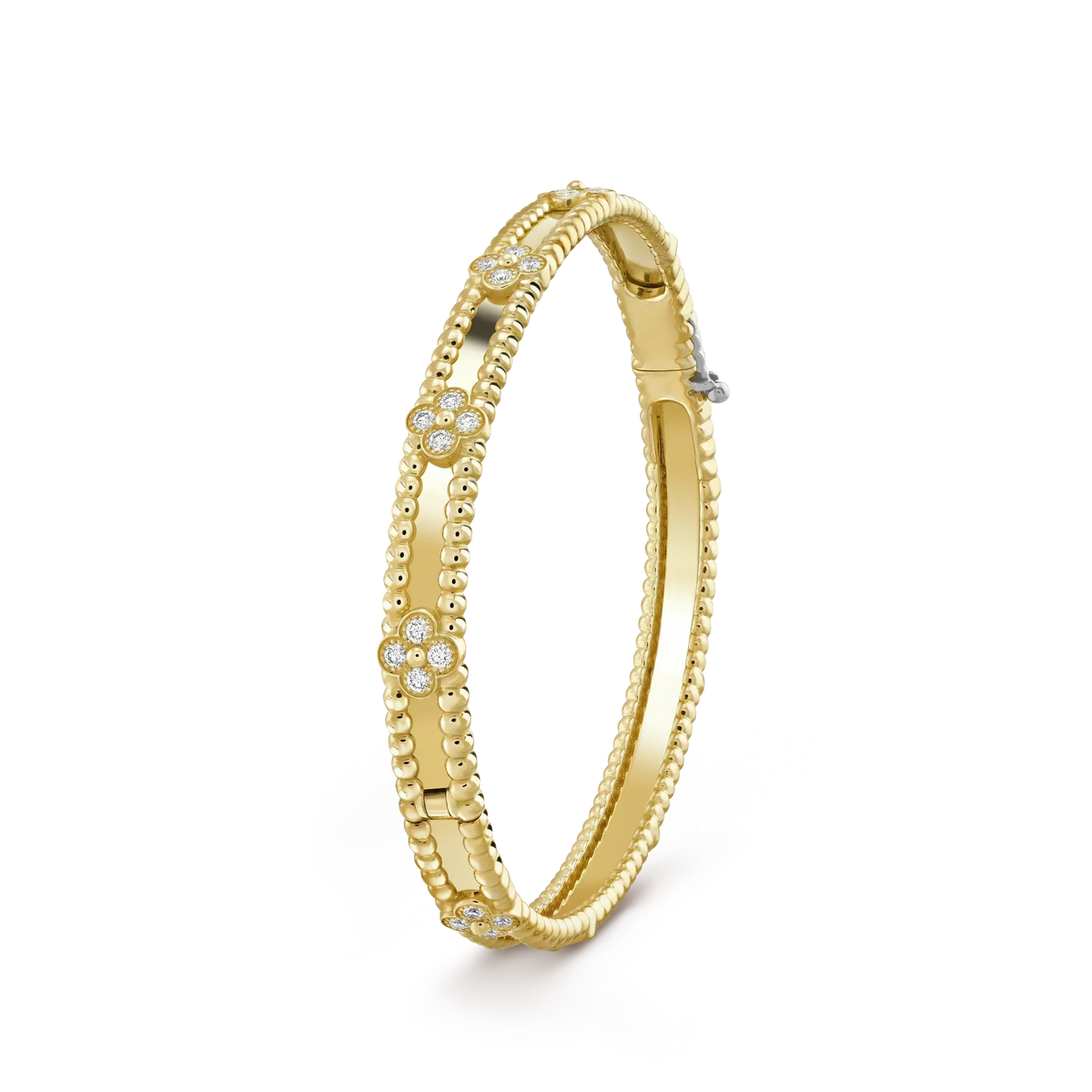 ⭐Miroze CLOVER BRACELET 4MM DIAMONDS