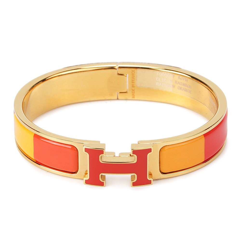 ⭐Miroze H BRACELET ORANGE RAINBOW CERAMIC