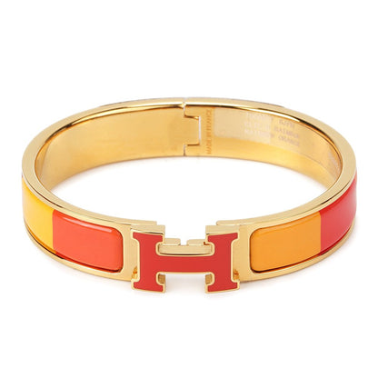 [⭐Miroze]H BRACELET ORANGE RAINBOW CERAMIC