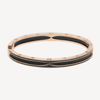 [⭐Veya]ZERO 1 PINK GOLD WITH MATTE BLACK CERAMIC BRACELET