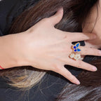 [⭐Miroze ] 2026 NEW MODEL SPRING LUCKY 3 MOTIF GOLD RING