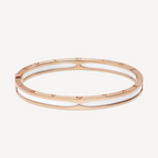[⭐Veya]ZERO 1 PINK GOLD WITH WHITE CERAMIC BRACELET