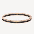 [⭐Veya]ZERO 1 PINK GOLD WITH BLACK CERAMIC BRACELET