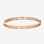 [⭐Veya]ZERO 1 SPIRAL LOGO PINK GOLD BRACELET