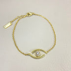 [⭐Miroze]Lucky Eye Pave-Set Diamond Bracelet