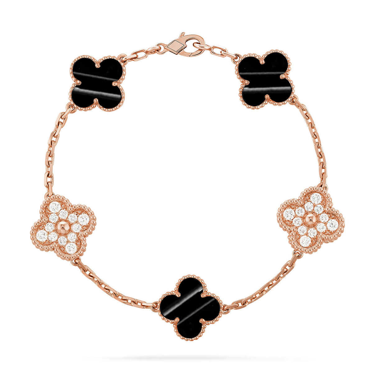 [⭐Miroze ]New  CLOVER 5 MOTIF PULSAR STONE BRACELET COLLECTION