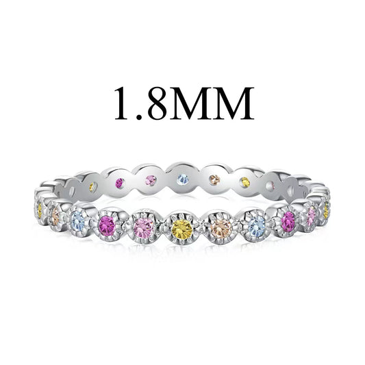 [Miroze Jewelry]Unique Scintillating Round Cut Daily Ring