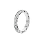[⭐Veya]SERPENTI RING SILVER DIAMOND PAVED 3MM