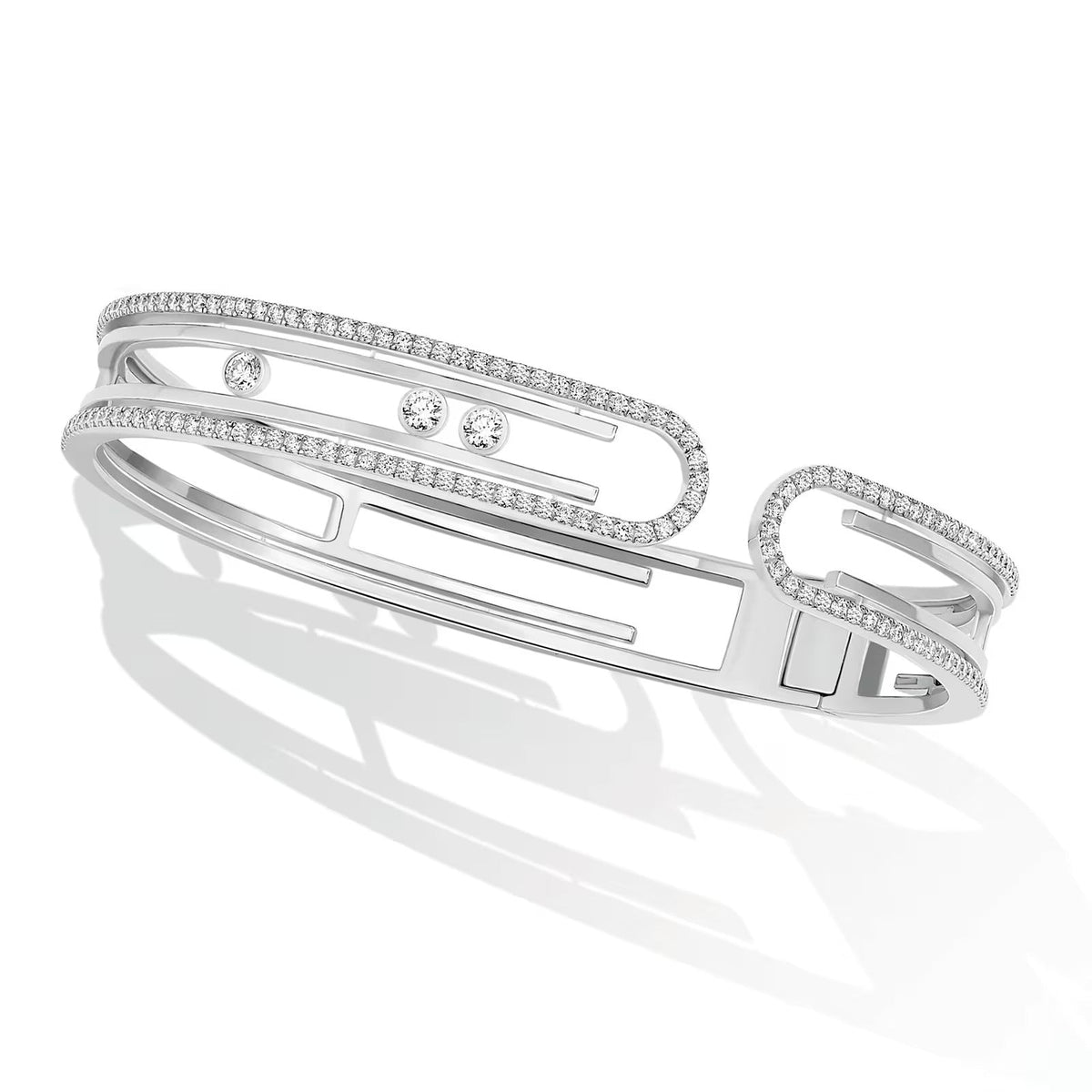 [[⭐Miroze] ] MOVE 10TH PAVED DIAMOND BRACELET