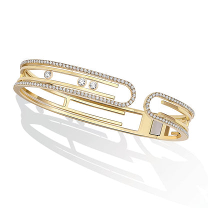 [⭐Miroze]MOVE 10TH PAVED DIAMOND BRACELET