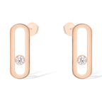 [⭐Miroze]MOVE UNO SMALL 1 DIAMOND EARRINGS