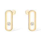 [⭐Miroze]MOVE UNO SMALL 1 DIAMOND EARRINGS