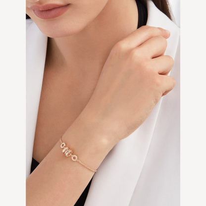 [⭐Miroze]ZERO 1 SOFT PINK GOLD BRACELET
