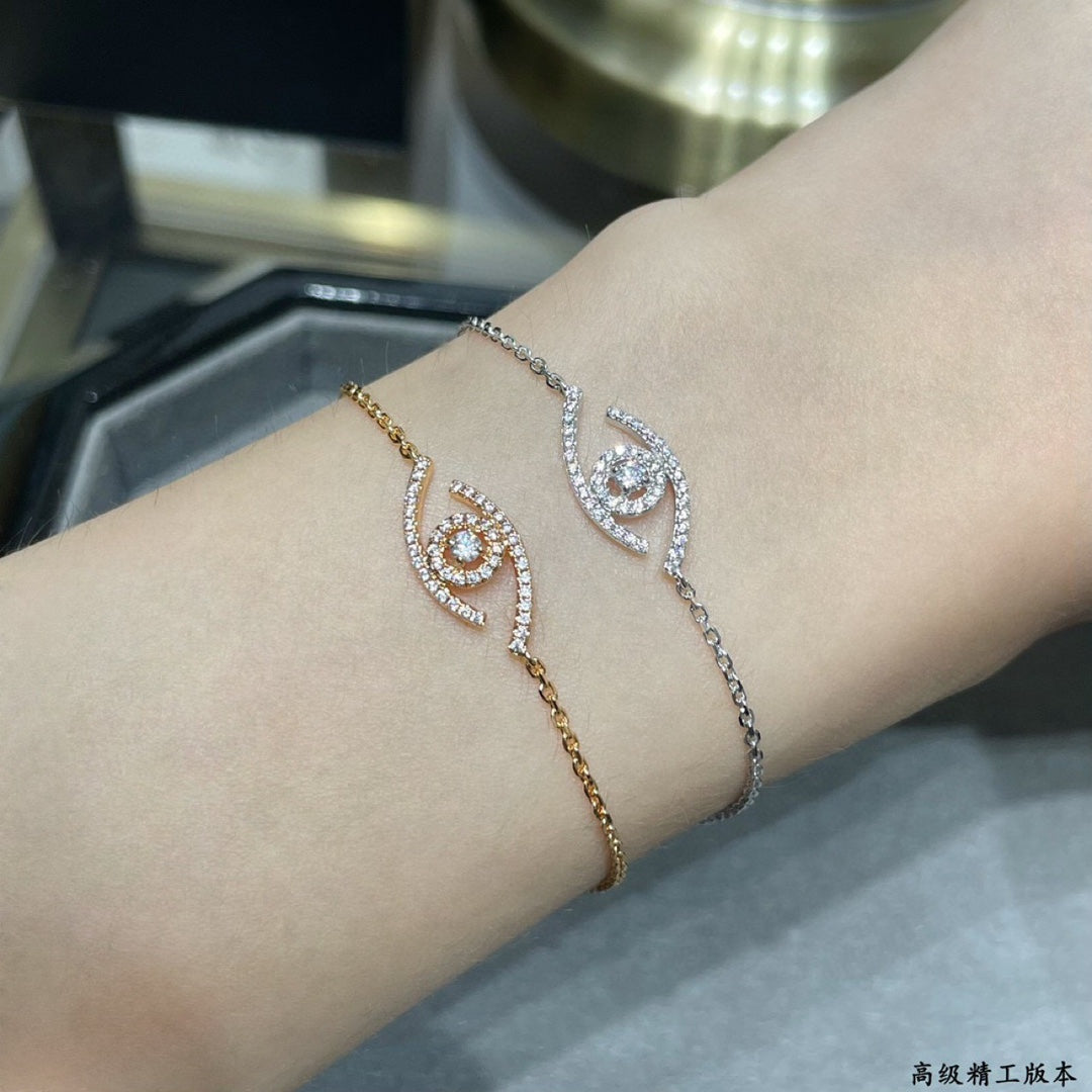[⭐Miroze]Demo Eye Pave-Set Diamond Bracelet
