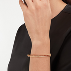 [⭐Veya]ZERO 1 SPIRAL LOGO PINK GOLD BRACELET