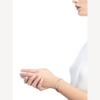 [⭐Veya]ZERO 1 SPIRAL LOGO SILVER BRACELET
