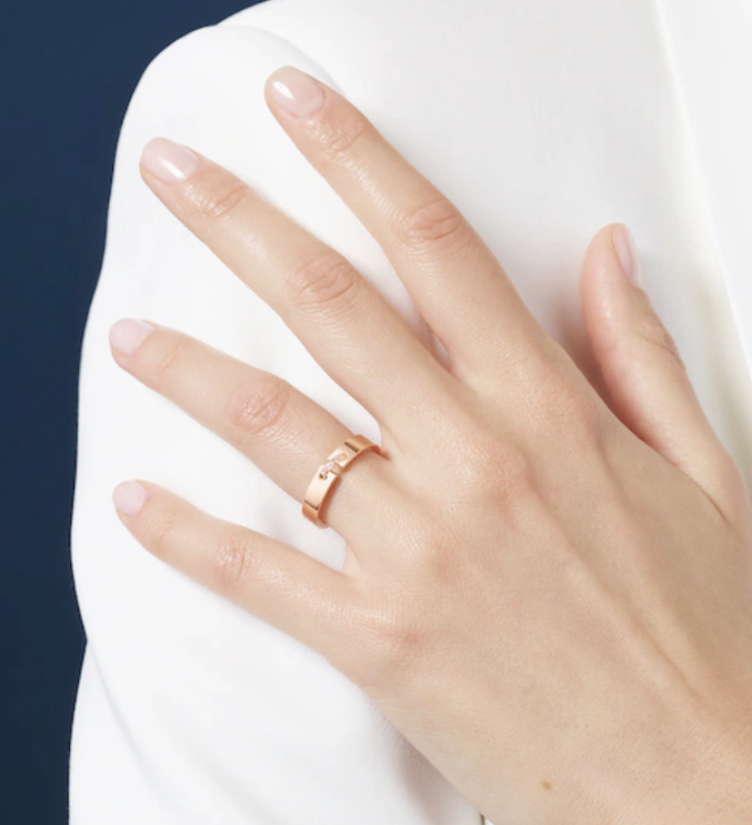 ⭐Miroze ALLIANCE LIENS VIDENCE DIAMOND 4MM RING
