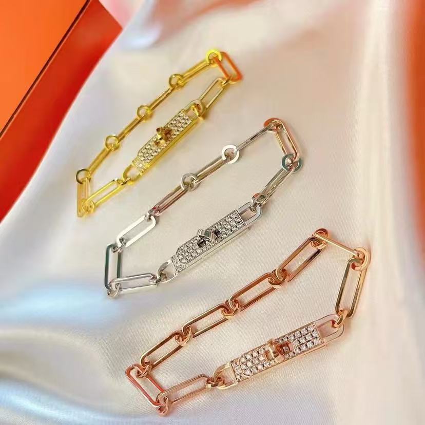 [⭐Miroze]CHAINE BRACELET SMALL MODEL DIAMOND
