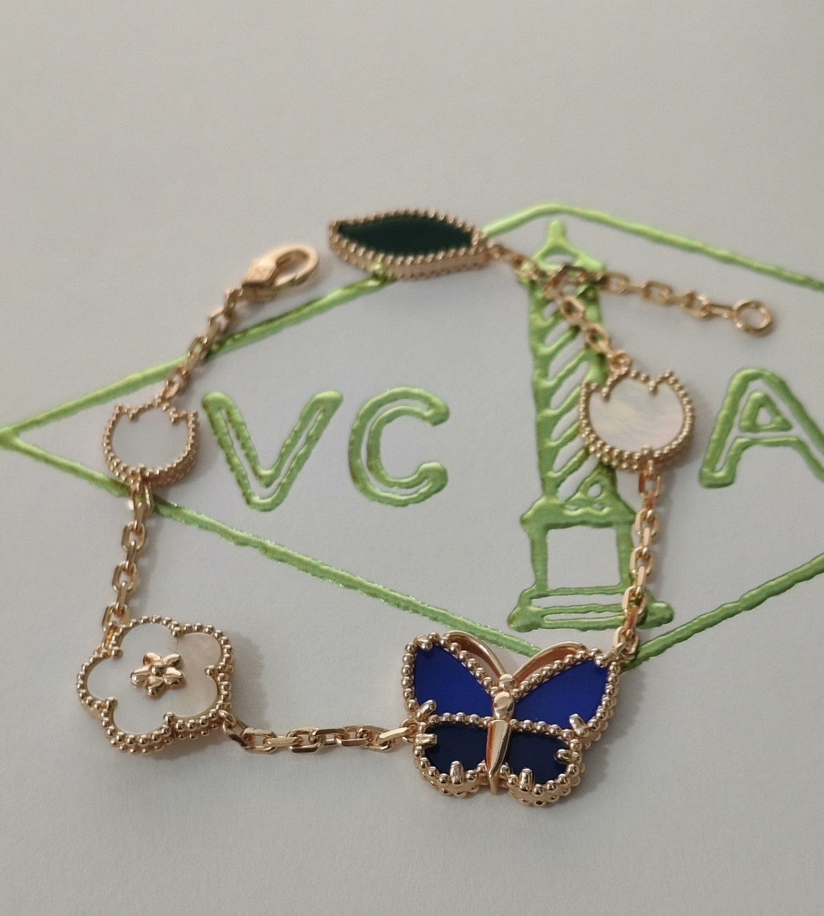 [⭐Miroze ] 2026 NEW SPRING LUCKY 5 MOTIF BRACELET